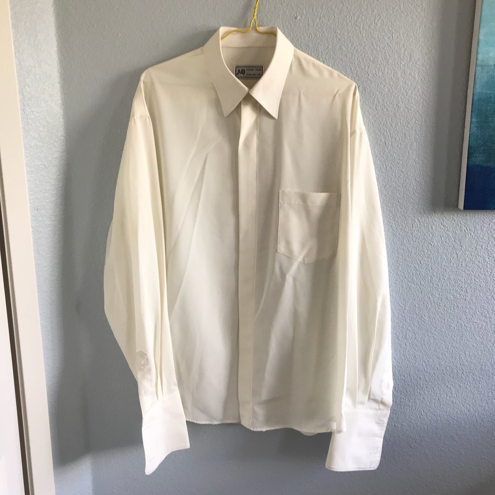 Smooth cream Dress Shirt